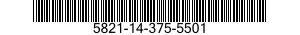 5821-14-375-5501 TAPE,VIDEO RECORDING 5821143755501 143755501