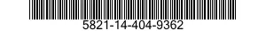 5821-14-404-9362  5821144049362 144049362