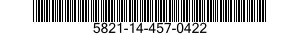5821-14-457-0422 RECEIVER-TRANSMITTER,RADIO 5821144570422 144570422