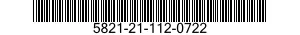 5821-21-112-0722  5821211120722 211120722