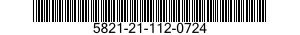 5821-21-112-0724  5821211120724 211120724