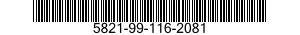5821-99-116-2081  5821991162081 991162081