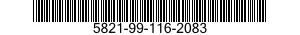 5821-99-116-2083  5821991162083 991162083