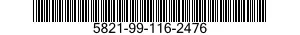 5821-99-116-2476 INSERT,SCREW THREAD 5821991162476 991162476