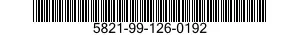 5821-99-126-0192  5821991260192 991260192