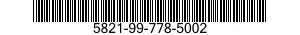 5821-99-778-5002  5821997785002 997785002