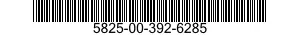 5825-00-392-6285  5825003926285 003926285