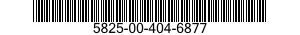 5825-00-404-6877  5825004046877 004046877