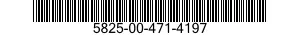 5825-00-471-4197  5825004714197 004714197