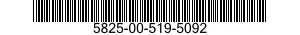 5825-00-519-5092  5825005195092 005195092