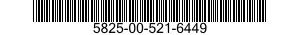 5825-00-521-6449  5825005216449 005216449