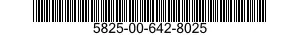 5825-00-642-8025  5825006428025 006428025