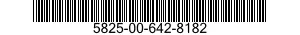 5825-00-642-8182  5825006428182 006428182