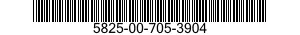 5825-00-705-3904  5825007053904 007053904