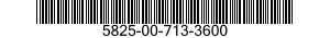 5825-00-713-3600 CODER-MONITOR 5825007133600 007133600