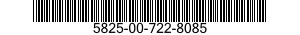 5825-00-722-8085  5825007228085 007228085