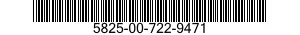 5825-00-722-9471  5825007229471 007229471