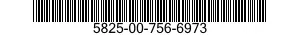 5825-00-756-6973  5825007566973 007566973