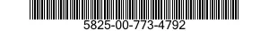 5825-00-773-4792  5825007734792 007734792