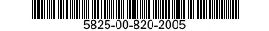 5825-00-820-2005  5825008202005 008202005