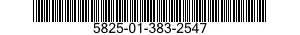 5825-01-383-2547  5825013832547 013832547