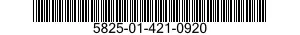5825-01-421-0920 RECEIVER-TRANSMITTER SET,RADIO 5825014210920 014210920