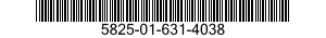 5825-01-631-4038 NAVIGATION SET,SATELLITE SIGNALS 5825016314038 016314038