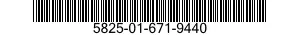 5825-01-671-9440 NAVIGATION SET,SATELLITE SIGNALS 5825016719440 016719440