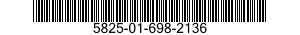 5825-01-698-2136 NAVIGATION SET,SATELLITE SIGNALS 5825016982136 016982136
