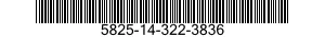 5825-14-322-3836 TRANSMITTER,RADIO 5825143223836 143223836