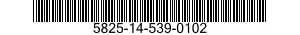 5825-14-539-0102 NAVIGATION SET SUBASSEMBLY,TACTICAL AIR NAVIGATION SYSTEM 5825145390102 145390102