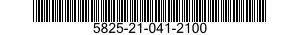 5825-21-041-2100  5825210412100 210412100