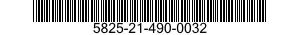 5825-21-490-0032  5825214900032 214900032