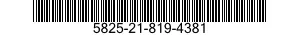 5825-21-819-4381 HOLDER,SEMICONDUCTOR DEVICE 5825218194381 218194381