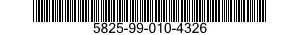 5825-99-010-4326 GPS RECEIVER SUPPOR 5825990104326 990104326