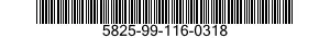 5825-99-116-0318  5825991160318 991160318