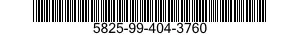 5825-99-404-3760  5825994043760 994043760