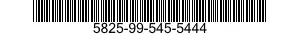 5825-99-545-5444 PLATE,KEYBOARD CODE 5825995455444 995455444