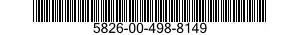 5826-00-498-8149  5826004988149 004988149