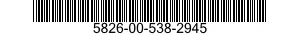 5826-00-538-2945 MOUNTING BASE,ELECTRICAL EQUIPME 5826005382945 005382945