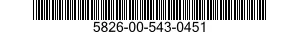 5826-00-543-0451 RADIO SET GROUP 5826005430451 005430451