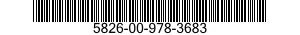 5826-00-978-3683  5826009783683 009783683