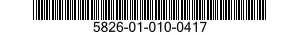 5826-01-010-0417 TRANSPONDER SET 5826010100417 010100417