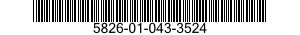 5826-01-043-3524  5826010433524 010433524