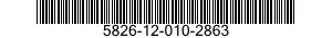 5826-12-010-2863 BUSHING,MACHINE THREAD 5826120102863 120102863