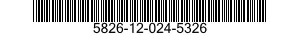 5826-12-024-5326 GEAR AND HUB ASSY 5826120245326 120245326