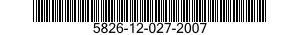 5826-12-027-2007  5826120272007 120272007