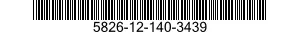 5826-12-140-3439 RECEIVER-TRANSMITTER-TEST SET GROUP 5826121403439 121403439