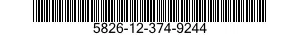 5826-12-374-9244  5826123749244 123749244