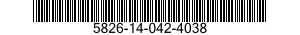 5826-14-042-4038 INDICATOR,AZIMUTH DEVIATION 5826140424038 140424038